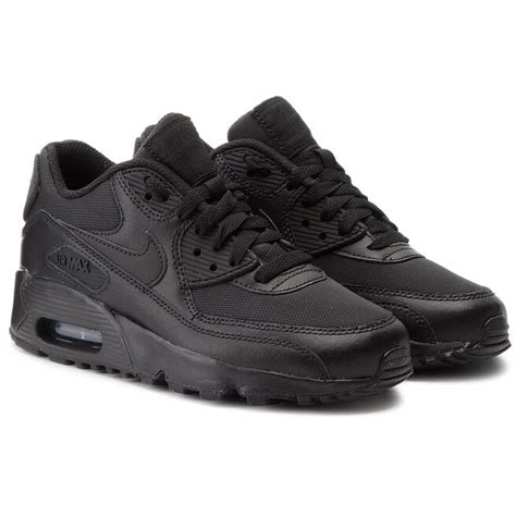 nike air max 90 mesh 833418 001 zwart|Nike Air Max 90 Mesh Triple Black (GS) Kids' .